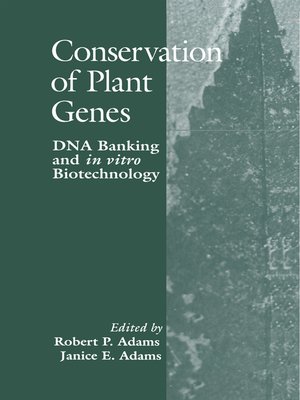 cover image of Conservation of Plant Genes